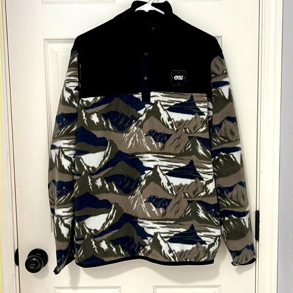 Picture Men’s M Fleece Mountains - Picture 1 of 5